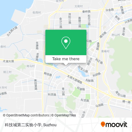 科技城第二实验小学 map