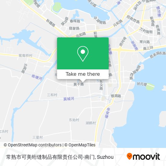 常熟市可美绗缝制品有限责任公司-南门 map