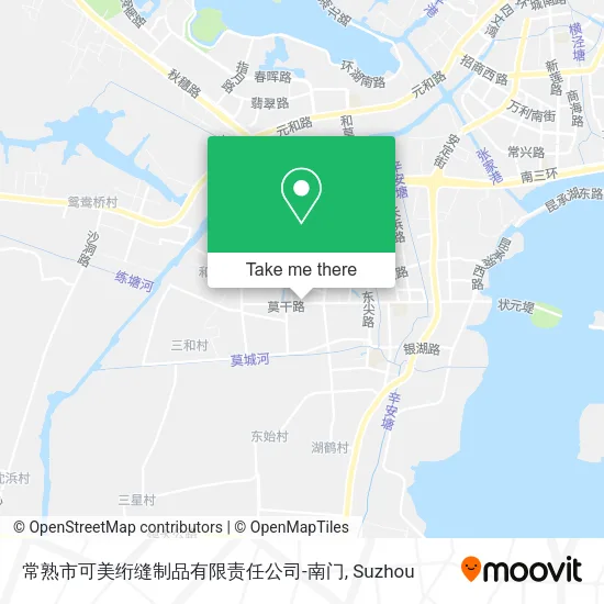 常熟市可美绗缝制品有限责任公司-南门 map