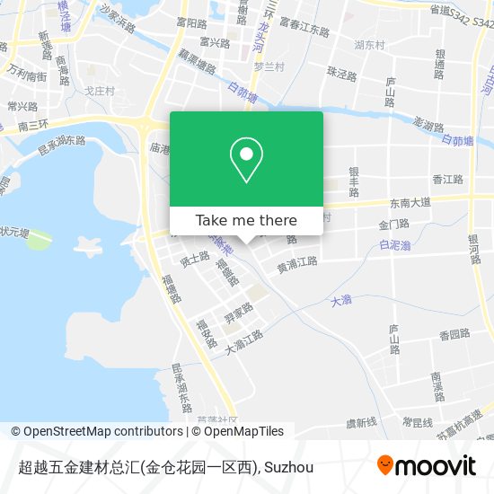 超越五金建材总汇(金仓花园一区西) map