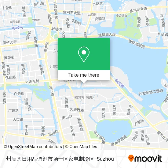 州满圆日用品调剂市场一区家电制冷区 map