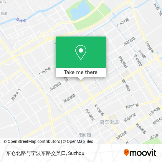 东仓北路与宁波东路交叉口 map