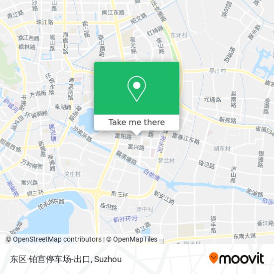 东区·铂宫停车场-出口 map