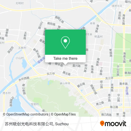 苏州晓创光电科技有限公司 map