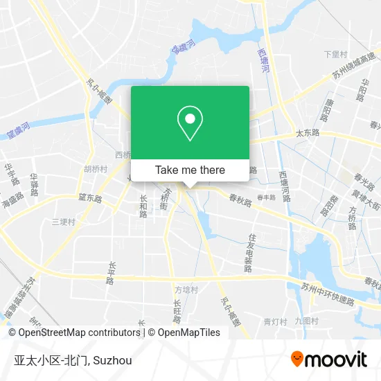 亚太小区-北门 map