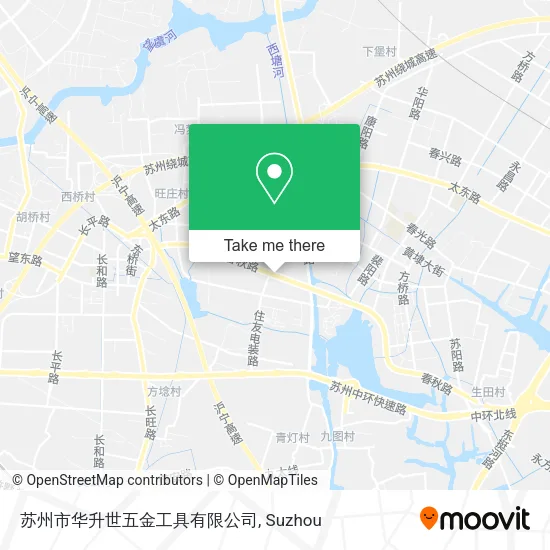 苏州市华升世五金工具有限公司 map
