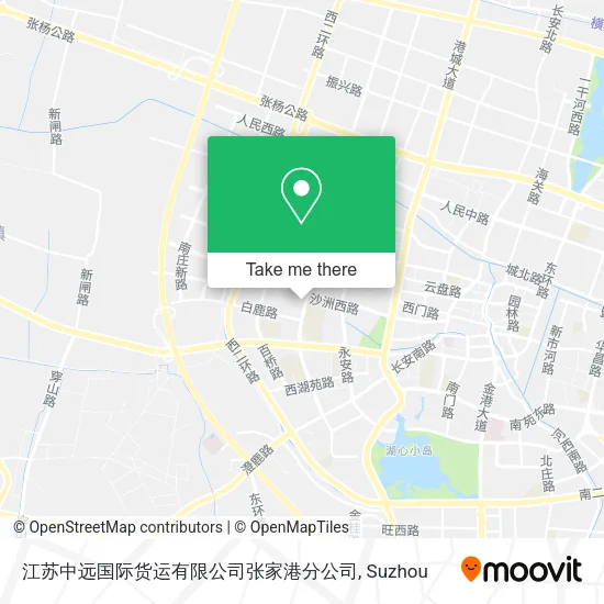 江苏中远国际货运有限公司张家港分公司 map