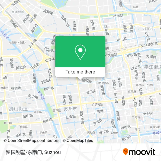 留园别墅-东南门 map