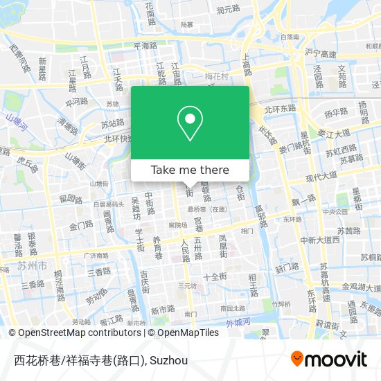 西花桥巷/祥福寺巷(路口) map