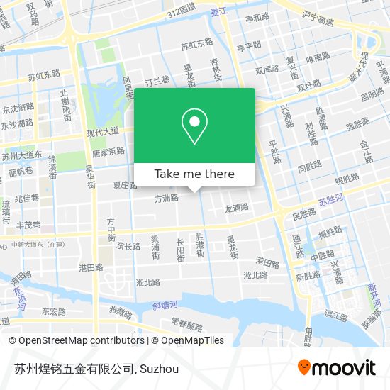 苏州煌铭五金有限公司 map