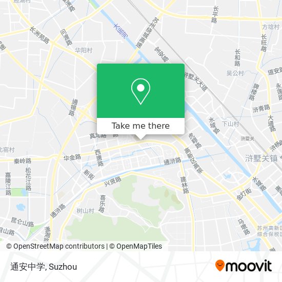 通安中学 map