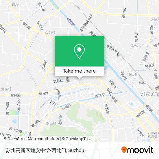 苏州高新区通安中学-西北门 map