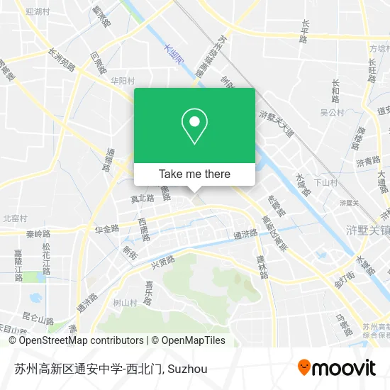苏州高新区通安中学-西北门 map