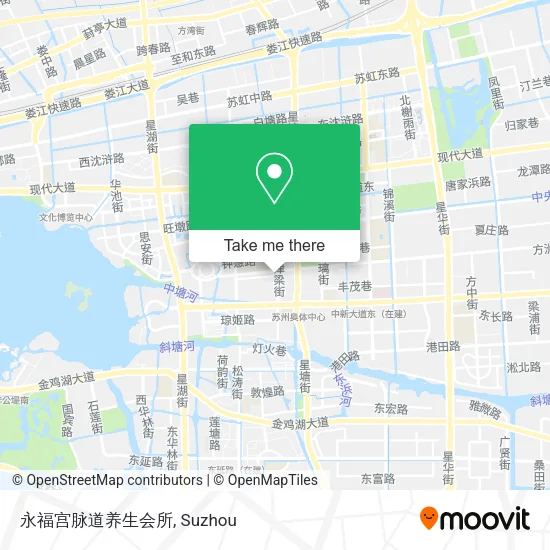 永福宫脉道养生会所 map