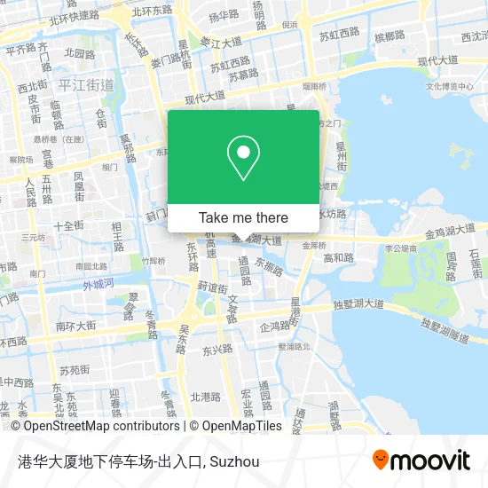 港华大厦地下停车场-出入口 map