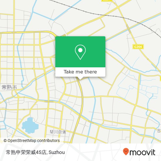 常熟申荣荣威4S店 map