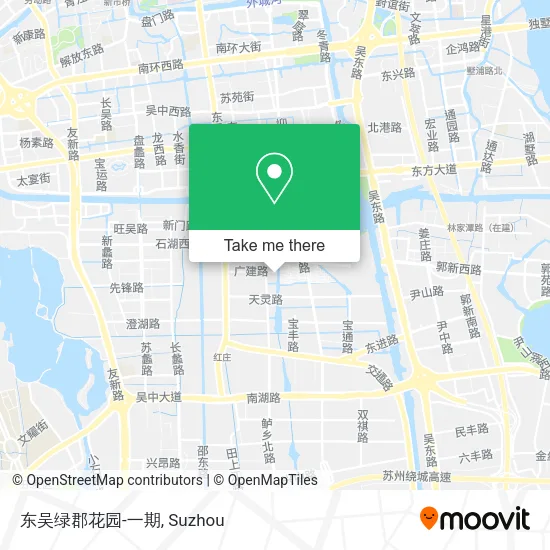 东吴绿郡花园-一期 map