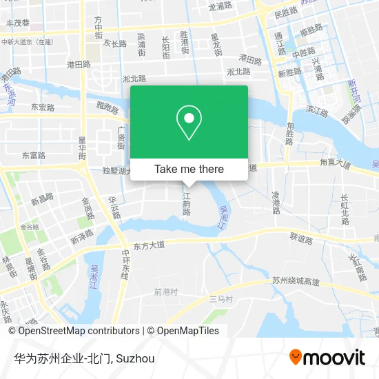 华为苏州企业-北门 map