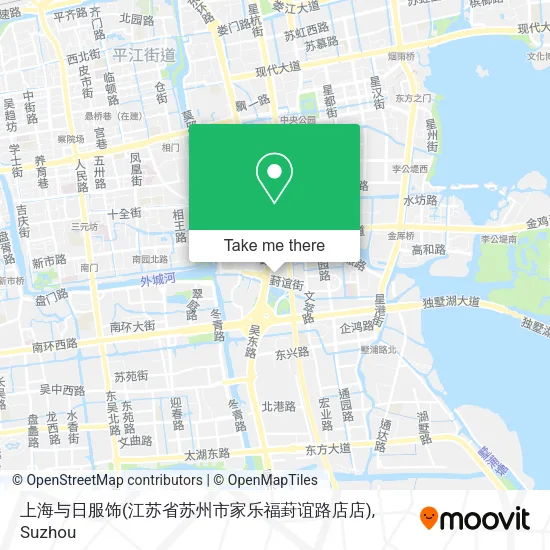 上海与日服饰(江苏省苏州市家乐福葑谊路店店) map