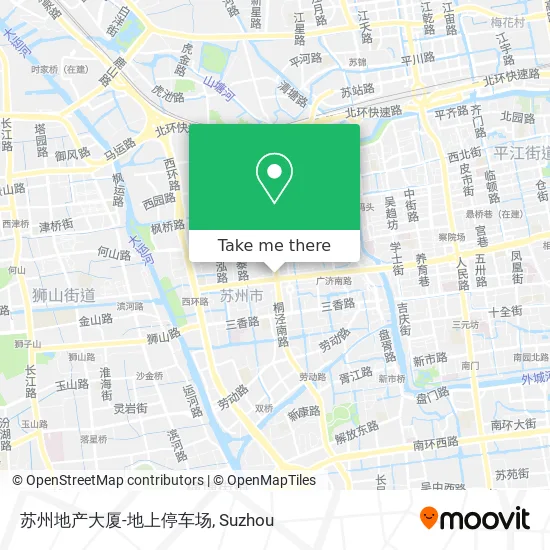 苏州地产大厦-地上停车场 map