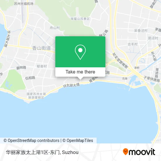 华丽家族太上湖1区-东门 map