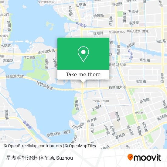 星湖明轩沿街-停车场 map