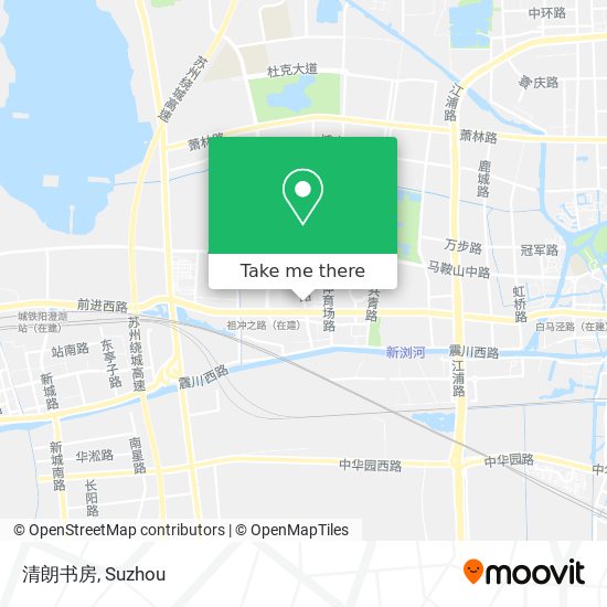 清朗书房 map