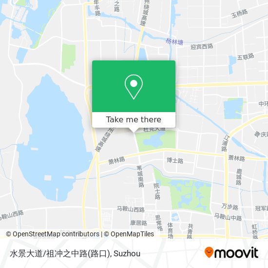 水景大道/祖冲之中路(路口) map