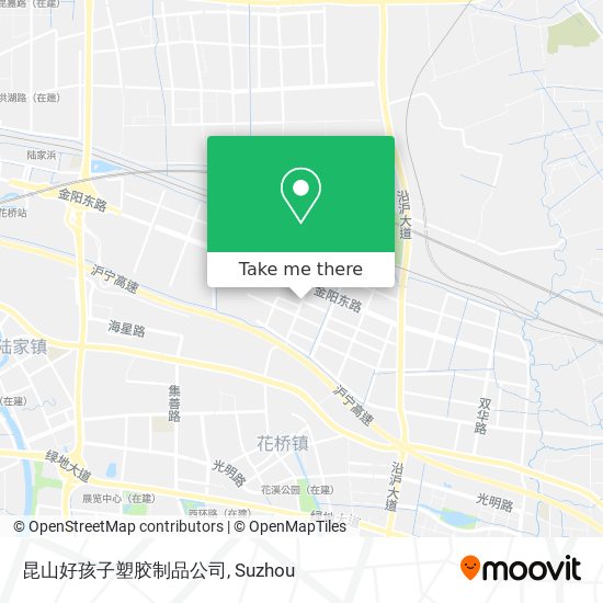 昆山好孩子塑胶制品公司 map