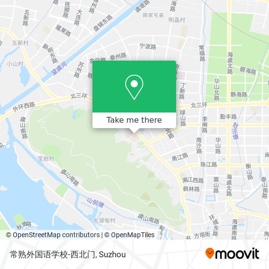 常熟外国语学校-西北门 map