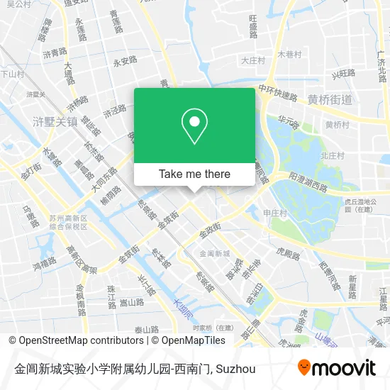 金阊新城实验小学附属幼儿园-西南门 map