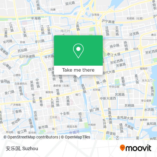 安乐国 map