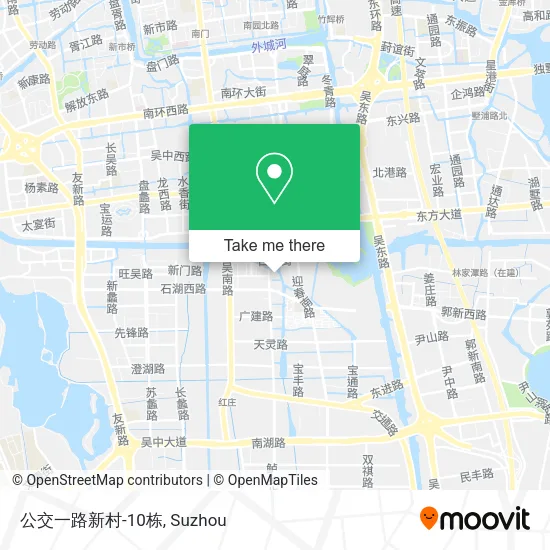 公交一路新村-10栋 map