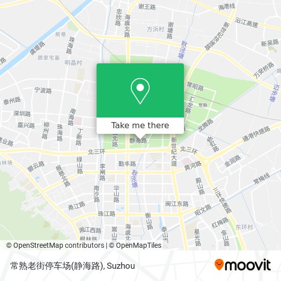 常熟老街停车场(静海路) map