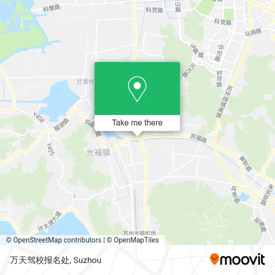 万天驾校报名处 map
