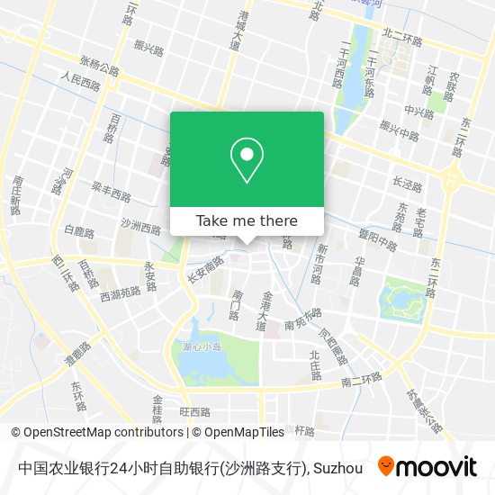 中国农业银行24小时自助银行(沙洲路支行) map