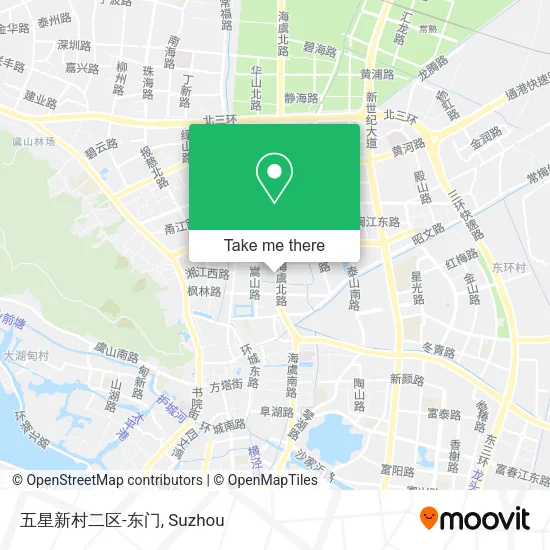 五星新村二区-东门 map