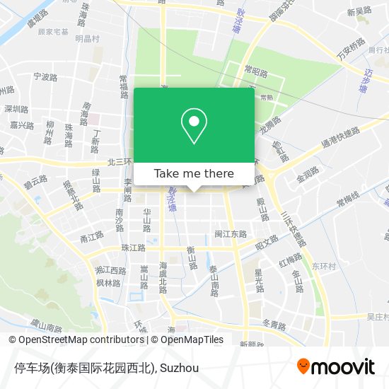停车场(衡泰国际花园西北) map