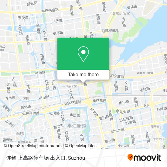 连帮·上高路停车场-出入口 map