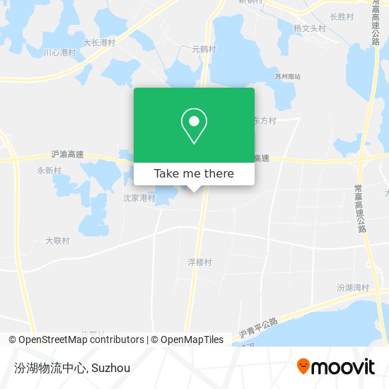 汾湖物流中心 map