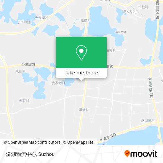 汾湖物流中心 map