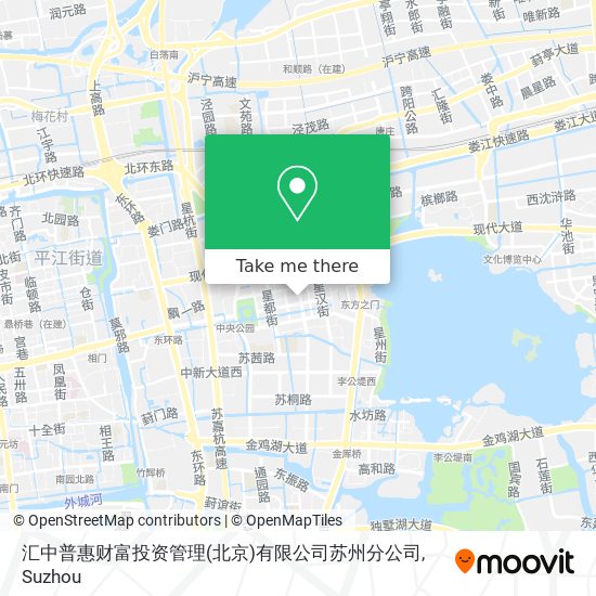 汇中普惠财富投资管理(北京)有限公司苏州分公司 map