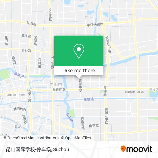 昆山国际学校-停车场 map