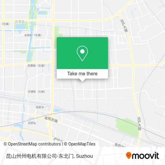 昆山州州电机有限公司-东北门 map