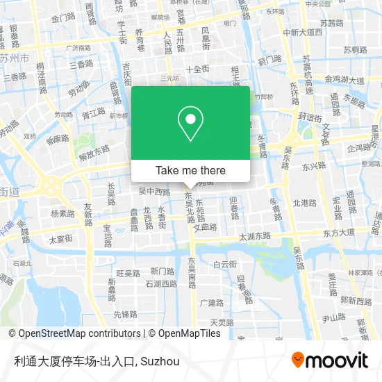 利通大厦停车场-出入口 map