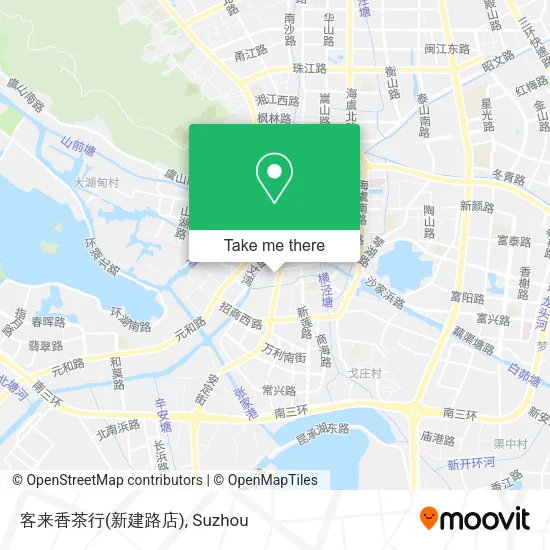 客来香茶行(新建路店) map