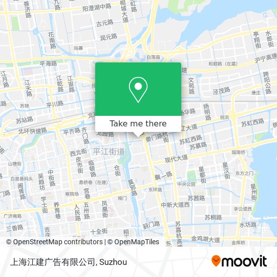 上海江建广告有限公司 map