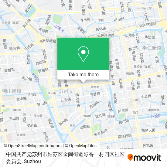 中国共产党苏州市姑苏区金阊街道彩香一村四区社区委员会 map