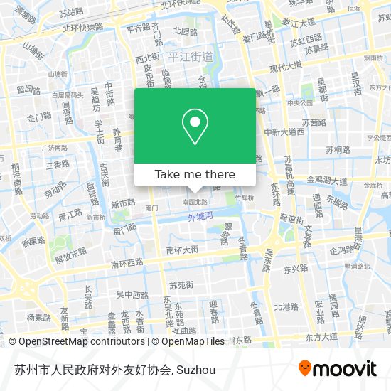 苏州市人民政府对外友好协会 map