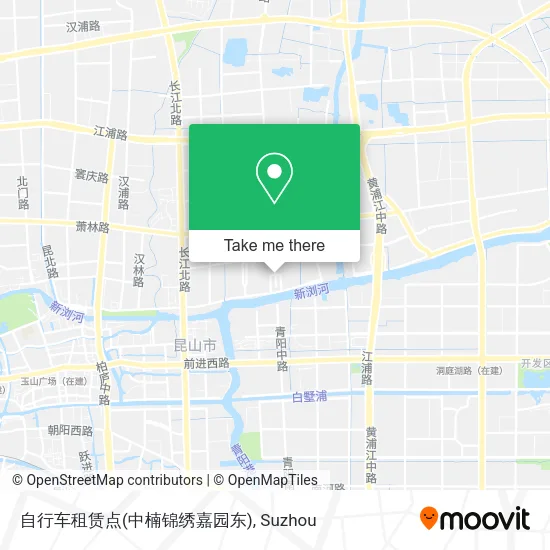 自行车租赁点(中楠锦绣嘉园东) map